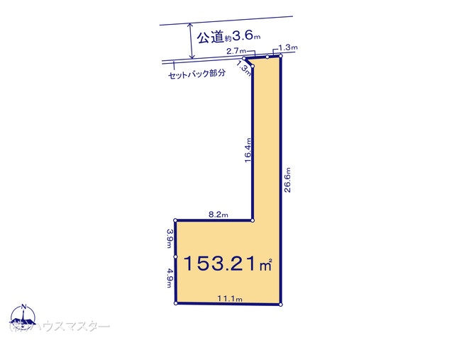 埼玉県さいたま市見沼区大字小深作の土地 区画図 ※図面と異なる場合は現況を優先