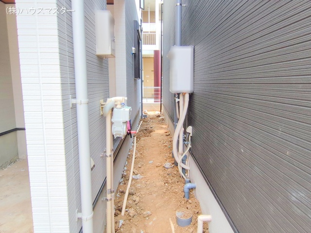 埼玉県さいたま市大宮区天沼町２丁目の新築戸建て外構写真 2025年8月5日撮影