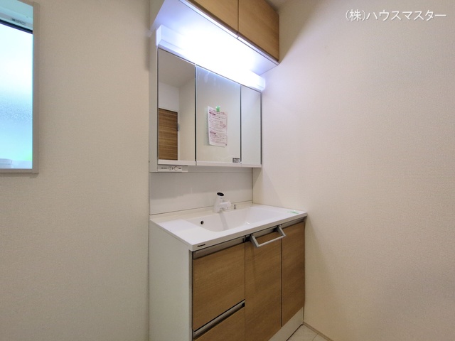 埼玉県さいたま市北区大成町4丁目の新築戸建て洗面所写真 2025年9月3日撮影