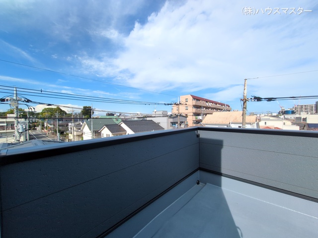 埼玉県さいたま市大宮区大成町1丁目の新築戸建てバルコニー写真 2025年10月1日撮影