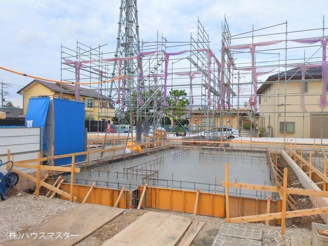 埼玉県さいたま市北区吉野町２丁目の新築戸建て基礎写真 2025年9月21日撮影