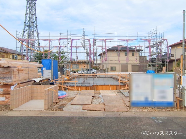 埼玉県さいたま市北区吉野町２丁目の新築戸建て基礎写真 2025年9月21日撮影