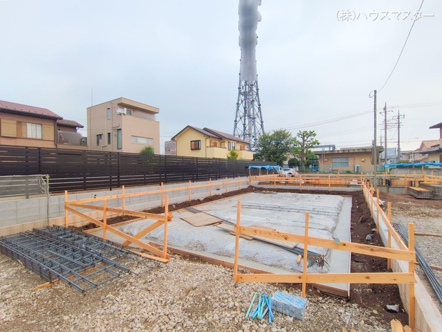 埼玉県さいたま市北区吉野町2丁目の新築戸建て基礎写真 2025年9月9日撮影