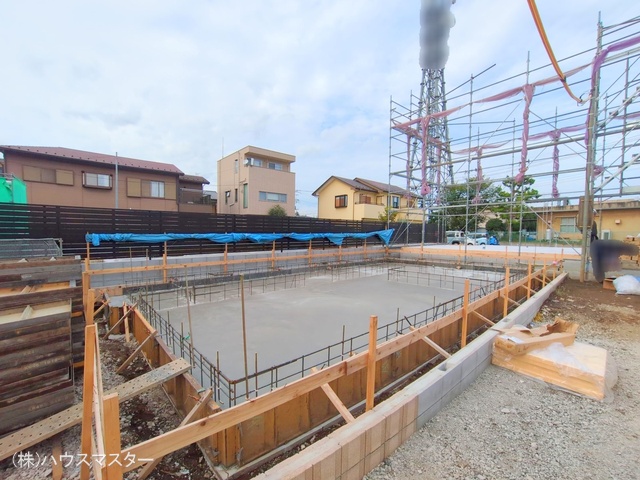 埼玉県さいたま市北区吉野町2丁目の新築戸建て基礎写真 2025年9月21日撮影