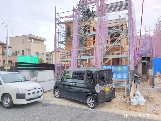 埼玉県さいたま市北区吉野町2丁目の新築戸建て上棟写真 2025年10月9日撮影