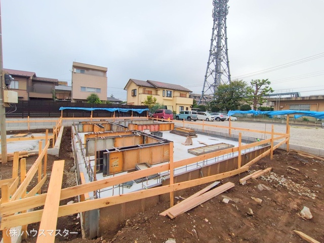 埼玉県さいたま市北区吉野町２丁目の新築戸建て基礎写真 2025年9月9日撮影