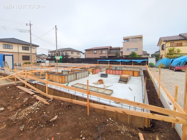 埼玉県さいたま市北区吉野町２丁目の新築戸建て基礎写真 2025年9月9日撮影