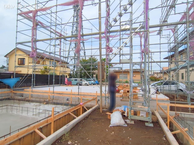 埼玉県さいたま市北区吉野町２丁目の新築戸建て基礎写真 2025年9月21日撮影
