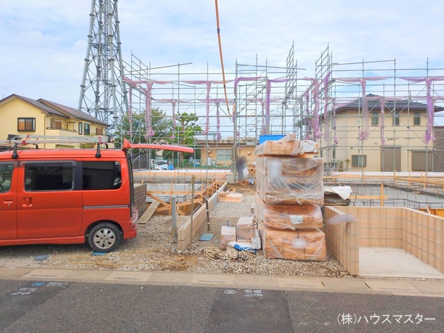 埼玉県さいたま市北区吉野町２丁目の新築戸建て基礎写真 2025年9月21日撮影