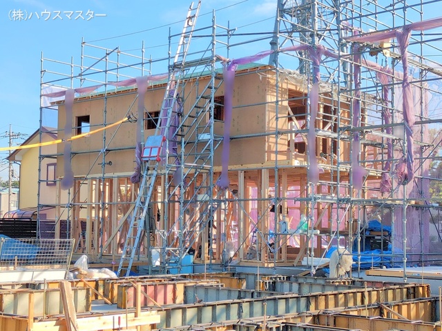 埼玉県さいたま市北区吉野町２丁目の新築戸建て上棟写真 2025年9月25日撮影
