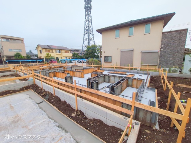 埼玉県さいたま市北区吉野町2丁目の新築戸建て基礎写真 2025年9月9日撮影