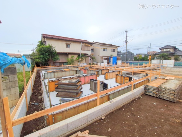 埼玉県さいたま市北区吉野町2丁目の新築戸建て基礎写真 2025年9月9日撮影