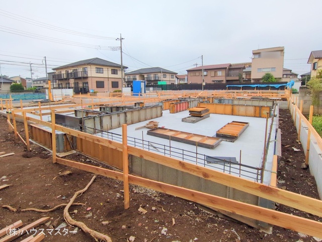 埼玉県さいたま市北区吉野町2丁目の新築戸建て基礎写真 2025年9月9日撮影