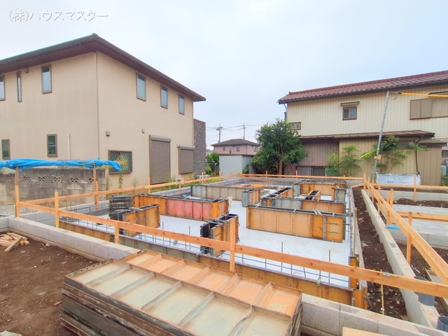 埼玉県さいたま市北区吉野町2丁目の新築戸建て基礎写真 2025年9月9日撮影