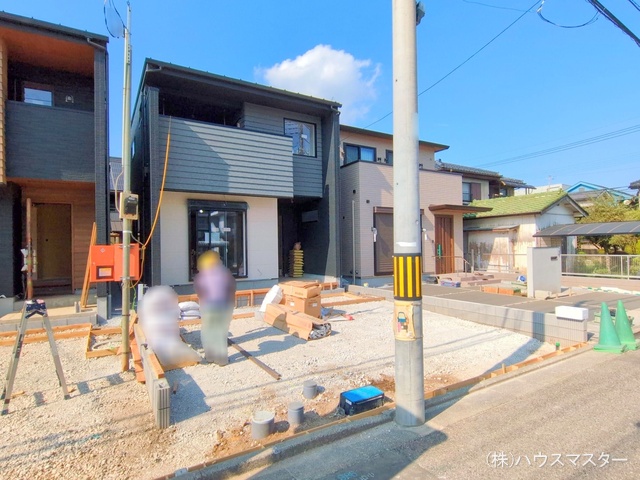 埼玉県さいたま市北区東大成町2丁目の新築戸建て外構写真 2025年9月16日撮影
