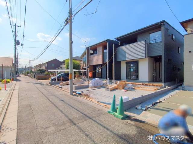 埼玉県さいたま市北区東大成町2丁目の新築戸建て外構写真 2025年9月16日撮影