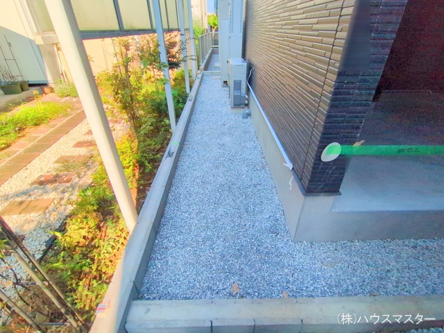 埼玉県さいたま市北区東大成町2丁目の新築戸建て外構写真 2025年9月16日撮影