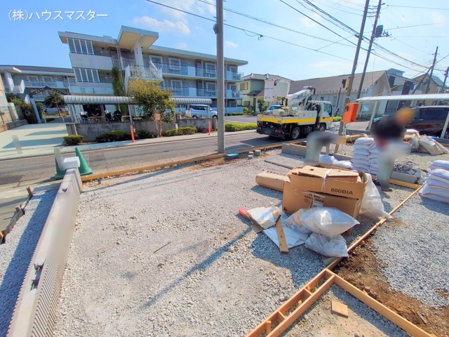 埼玉県さいたま市北区東大成町2丁目の新築戸建て外構写真 2025年9月16日撮影