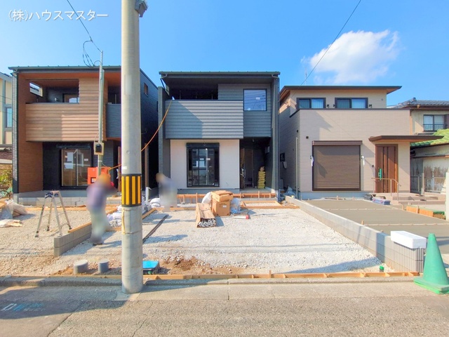 埼玉県さいたま市北区東大成町2丁目の新築戸建て外構写真 2025年9月16日撮影