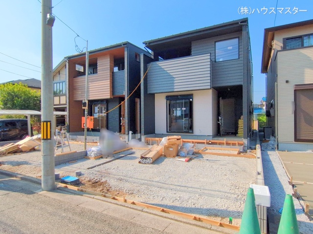 埼玉県さいたま市北区東大成町2丁目の新築戸建て外構写真 2025年9月16日撮影