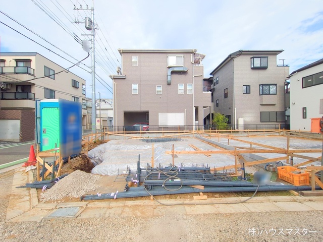 埼玉県さいたま市大宮区堀の内町２丁目の新築戸建て基礎写真 2025年9月28日撮影