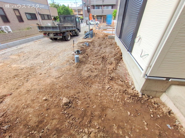 埼玉県さいたま市大宮区堀の内町２丁目の新築戸建て外構写真 2025年9月28日撮影