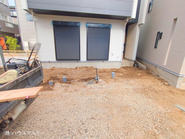埼玉県さいたま市大宮区堀の内町２丁目の新築戸建て外構写真 2025年9月28日撮影