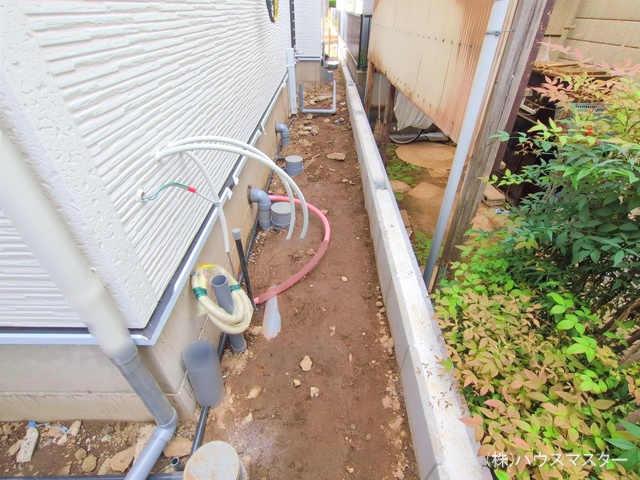埼玉県さいたま市大宮区堀の内町２丁目の新築戸建て外構写真 2025年9月28日撮影