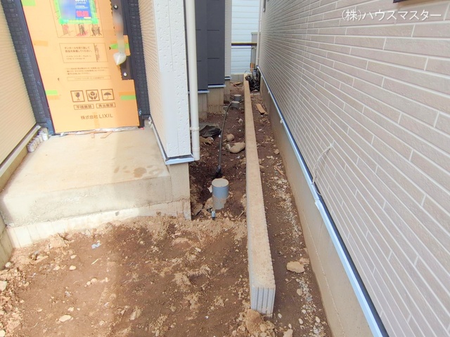 埼玉県さいたま市大宮区堀の内町２丁目の新築戸建て外構写真 2025年9月28日撮影