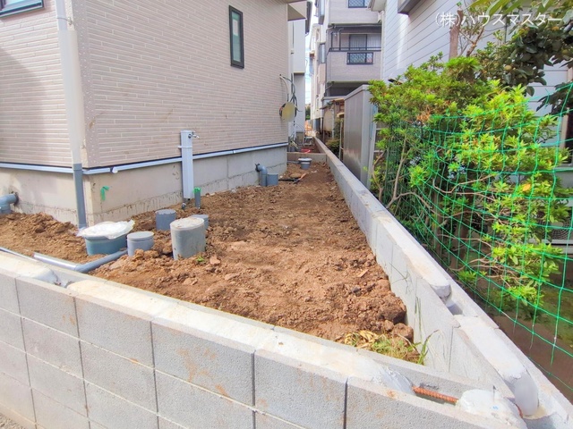 埼玉県さいたま市大宮区堀の内町２丁目の新築戸建て外構写真 2025年9月28日撮影