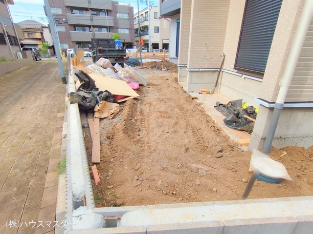 埼玉県さいたま市大宮区堀の内町２丁目の新築戸建て外構写真 2025年9月28日撮影