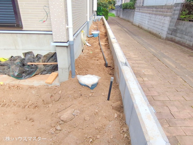 埼玉県さいたま市大宮区堀の内町２丁目の新築戸建て外構写真 2025年9月28日撮影