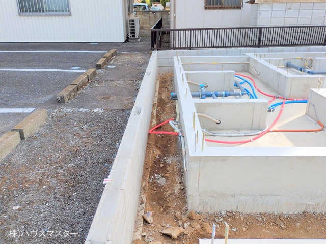 埼玉県さいたま市北区吉野町1丁目の新築戸建て基礎写真 2025年9月28日撮影