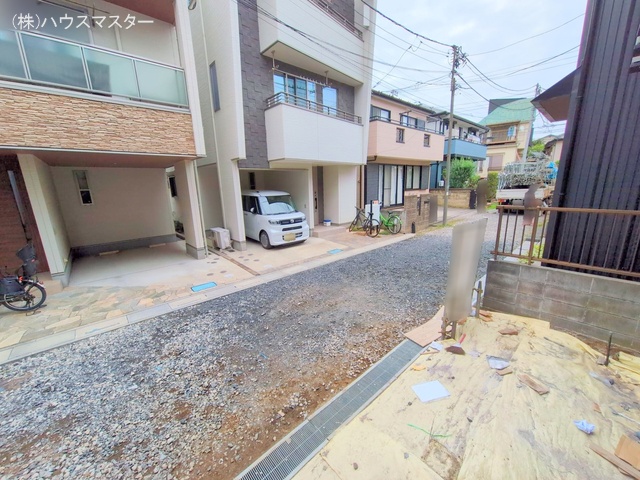 埼玉県さいたま市大宮区北袋町２丁目の新築戸建て外構写真 2025年10月2日撮影