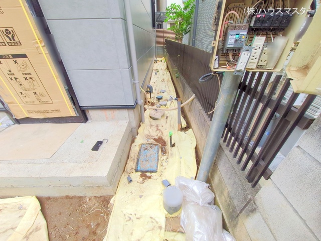 埼玉県さいたま市大宮区北袋町２丁目の新築戸建て外構写真 2025年10月2日撮影