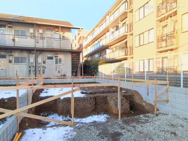 埼玉県さいたま市北区植竹町１丁目の新築戸建て基礎写真 2026年1月4日撮影