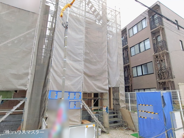 埼玉県さいたま市北区植竹町1丁目の新築戸建て上棟写真 2026年2月23日撮影