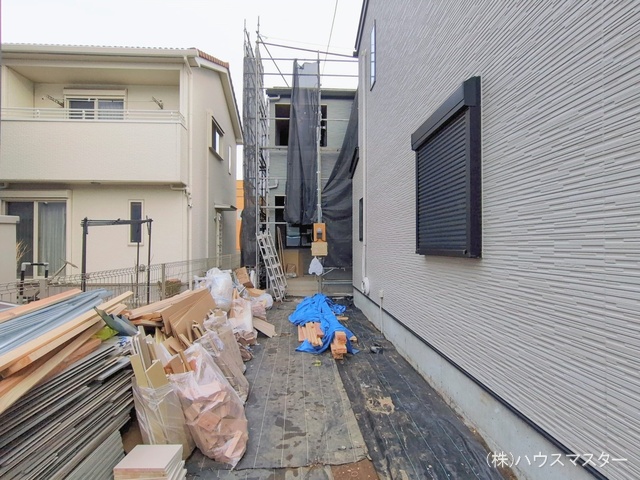 埼玉県さいたま市北区宮原町２丁目の新築戸建て外構写真 2026年2月26日撮影