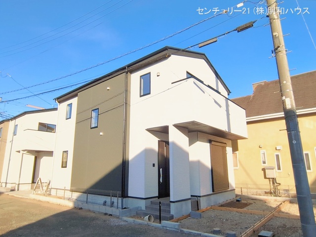 埼玉県川越市大字山田の新築戸建て外構写真 2026年2月3日撮影