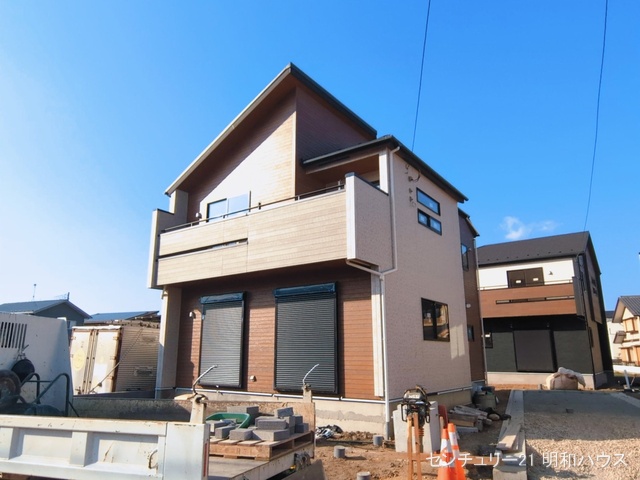 埼玉県川越市今成2丁目の新築戸建て外構写真 2026年3月16日撮影