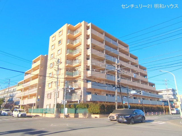 埼玉県鶴ヶ島市富士見１丁目のマンション『コンフォート若葉ポルカ』外観写真 2025年11月27日撮影