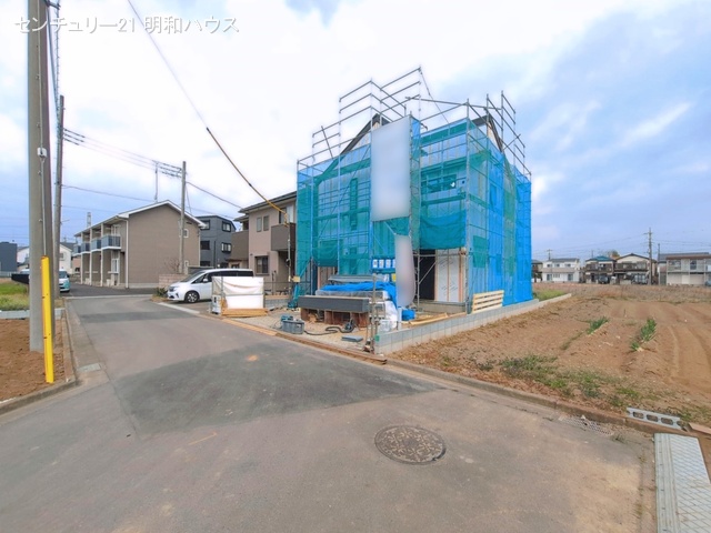 埼玉県川越市上野田町の新築戸建てシート写真 2026年3月24日撮影