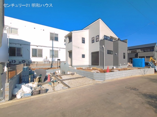 埼玉県川越市大字下小坂の新築戸建て外構写真 2026年3月23日撮影