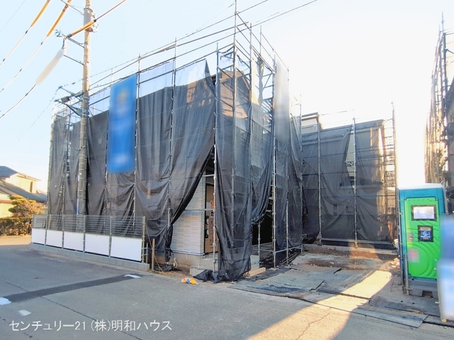 埼玉県鶴ヶ島市羽折町の新築戸建てシート写真 2026年1月15日撮影