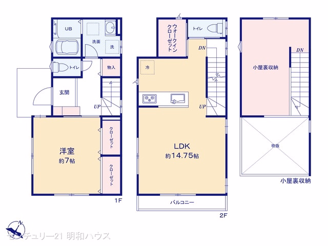 新築戸建て 川越市新宿町6丁目 間取図