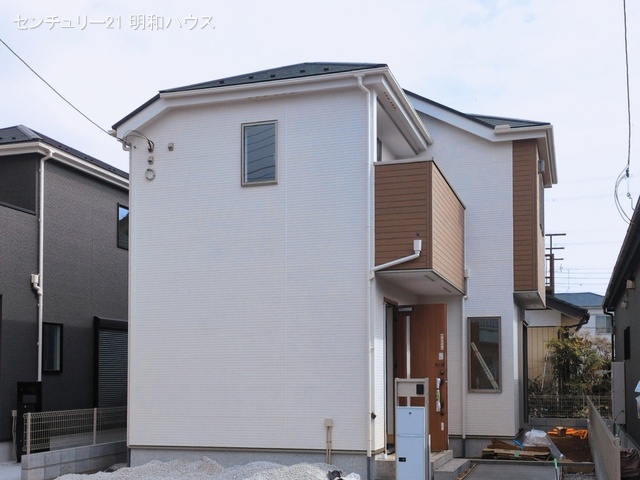 埼玉県鶴ヶ島市大字中新田の新築戸建て外構写真 2026年3月17日撮影