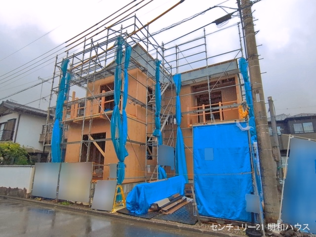 埼玉県鶴ヶ島市大字藤金の新築戸建て上棟写真 2026年6月24日撮影