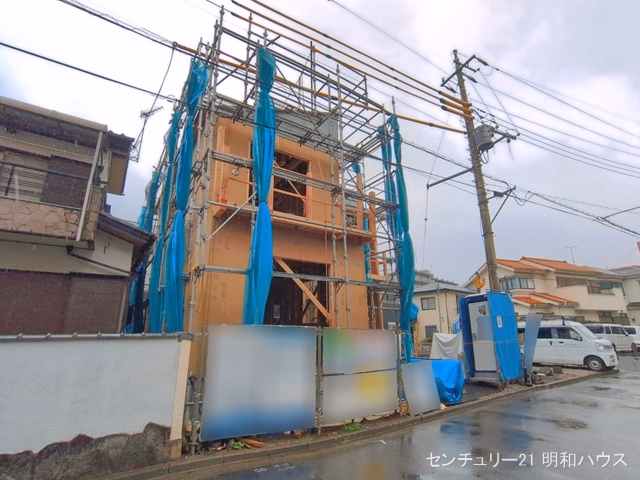 埼玉県鶴ヶ島市大字藤金の新築戸建て上棟写真 2026年6月24日撮影
