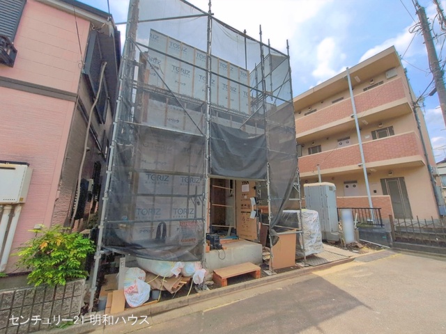 埼玉県川越市大字藤間の新築戸建てシート写真 2026年5月25日撮影