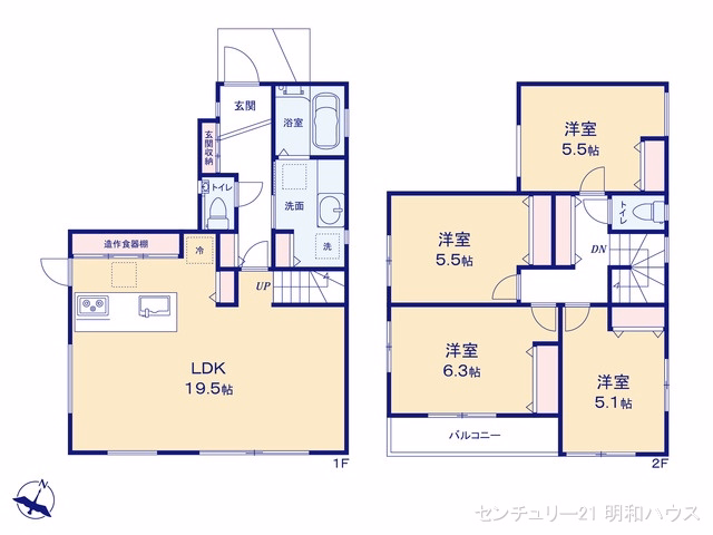 新築戸建て 川越市藤間第13期 間取図